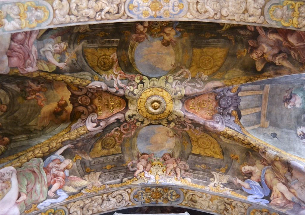 Affreschi nella chiesa di San Nicola e San Pietro martiri, Valencia - dettaglio 2